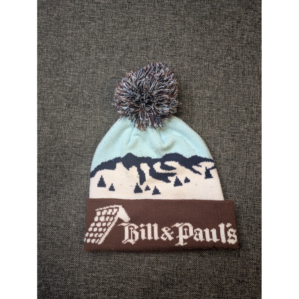 Bill & Paul's Sporthaus, Knit Hat, Vintage Inspired, Designed In Vail Colorado.